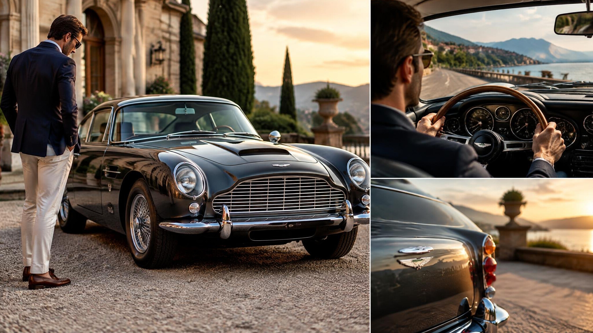 classic luxury car exterior